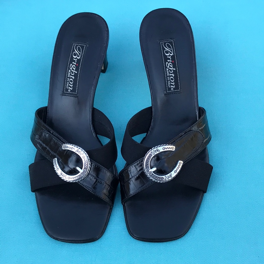 Brighton Tamara Square Toe Sandals Sz 6.5